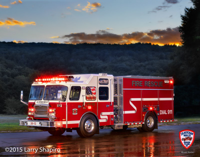 J H Ketcham Hose Company Dover Plains NY Fire Department fire trucks apparatus E-ONE Typhoon e-MAX Larry Shapiro photographer shapirophotography.net